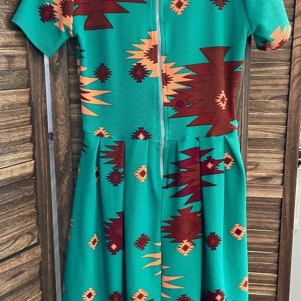 LulaRoe Amelia Dress. Southwest style. XS - Picture 2 of 6